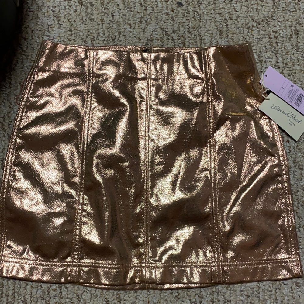 Metallic skirt